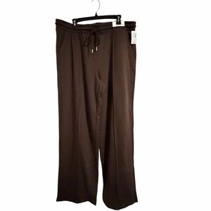 Maurices Chocolate Wide Fleece Leg Pants - XXL, NWT